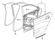 Cadillac ATS Door Seal Diagram - 84710501