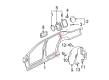 2011 Cadillac DTS Fender Splash Shield Diagram - 25890534