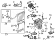 Cadillac CT5 Heater Core Diagram - 85135961