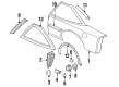 Chevy Fuel Door Hinge Diagram - 10127737