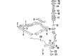 Pontiac Sway Bar Bracket Diagram - 10139023