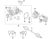 Cadillac SRX Drive Shaft Diagram - 22885388