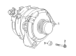 GMC Sierra 2500 HD Alternator Diagram - 13552633