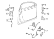 Buick Lucerne Door Handle Diagram - 25947661