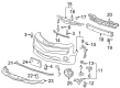 Chevy Bumper Diagram - 92236548