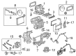 Cadillac Escalade Blower Control Switches Diagram - 85147733