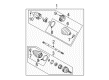 Cadillac DeVille CV Boot Diagram - 26075586