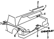 Chevy Spectrum Tailgate Lock Diagram - 94106406