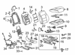 2020 Chevy Traverse Seat Cushion Pad Diagram - 84512067