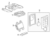 Cadillac TPMS Sensor Diagram - 20803737