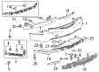 Cadillac ATS Bumper Diagram - 23296387