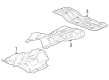 Chevy Trax Exhaust Heat Shield Diagram - 60006253