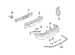 Buick Regal Bumper Diagram - 12369159