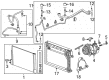 Chevy A/C Condenser Diagram - 85134377
