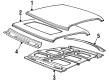 1994 Cadillac Seville Door Seal Diagram - 3544567