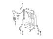 2001 Oldsmobile Alero Seat Belt Diagram - 88898934