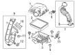 Chevy Sonic Air Filter Box Diagram - 95969692
