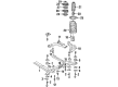 Pontiac Spindle Nut Diagram - 11589152