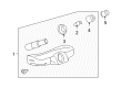 Hummer TPMS Sensor Diagram - 15122619