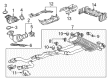 Cadillac Catalytic Converter Diagram - 22956559