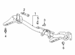 GMC Control Arm Bolt Diagram - 11589355