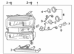 Chevy Silverado 1500 Headlight Diagram - 84621849