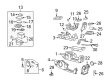 Pontiac Aztek Center Console Diagram - 10329920