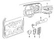 GMC K2500 Car Speakers Diagram - 15176030