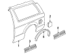 GMC Typhoon Door Moldings Diagram - 15701985