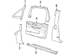 Chevy Lumina APV Door Moldings Diagram - 10257753