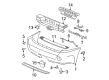 GMC Envoy Bumper Diagram - 89045672