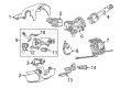 Chevy Malibu Steering Column Cover Diagram - 22910947