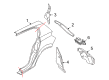 Saturn Astra Fender Splash Shield Diagram - 94711528