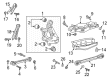 Cadillac Trailing Arm Diagram - 84965151