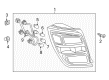 Chevy Sonic Tail Light Diagram - 42652055