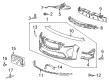 Cadillac CT5 Bumper Diagram - 84432224