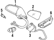 Pontiac Side View Mirrors Diagram - 25615194