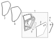 Chevy Malibu Door Seal Diagram - 84218975