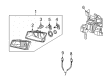 Chevy Avalanche 2500 Headlight Diagram - 15136537