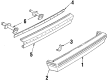 Pontiac Sunbird Bumper Diagram - 14083450