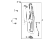 Cadillac Escalade ESV Tail Light Diagram - 87866703