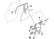 Cadillac DeVille Door Hinge Diagram - 20744094