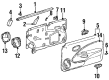 Saturn SC2 Door Seal Diagram - 21160057