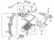 Chevy Malibu Air Intake Coupling Diagram - 13313803