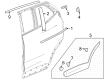 Buick Encore GX Door Moldings Diagram - 42810384