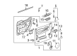 Cadillac Escalade EXT Door Lock Actuator Diagram - 22862031
