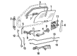 Cadillac Seville Door Handle Diagram - 20734011