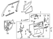 GMC Yukon XL Weather Strip Diagram - 84128189