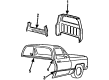 GMC C3500 Door Moldings Diagram - 14027354