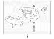 Chevy Silverado 1500 Fog Light Diagram - 15791434